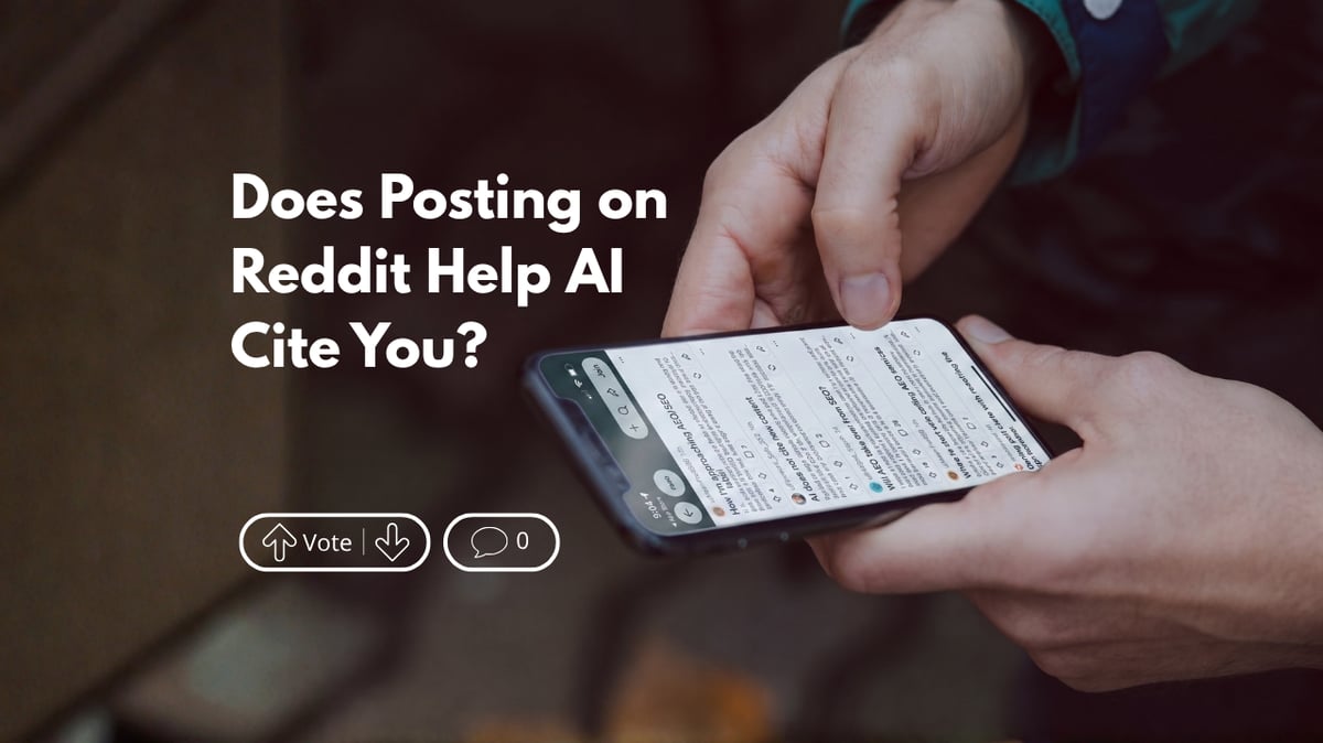 Does Posting on Reddit Help AI Cite You? Yes — But You're Renting